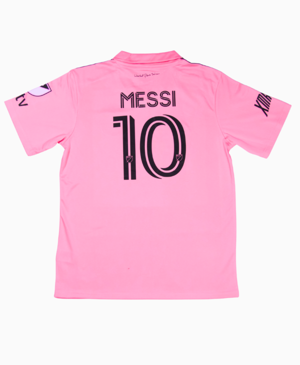 Imagen de la parte trasera de la camiseta del Inter Miami de Messi de la temporada 2023-2024.