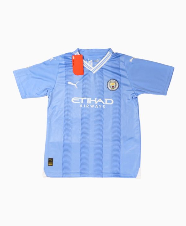 Manchester City Casa 23/24 Camiseta frontal para Niño