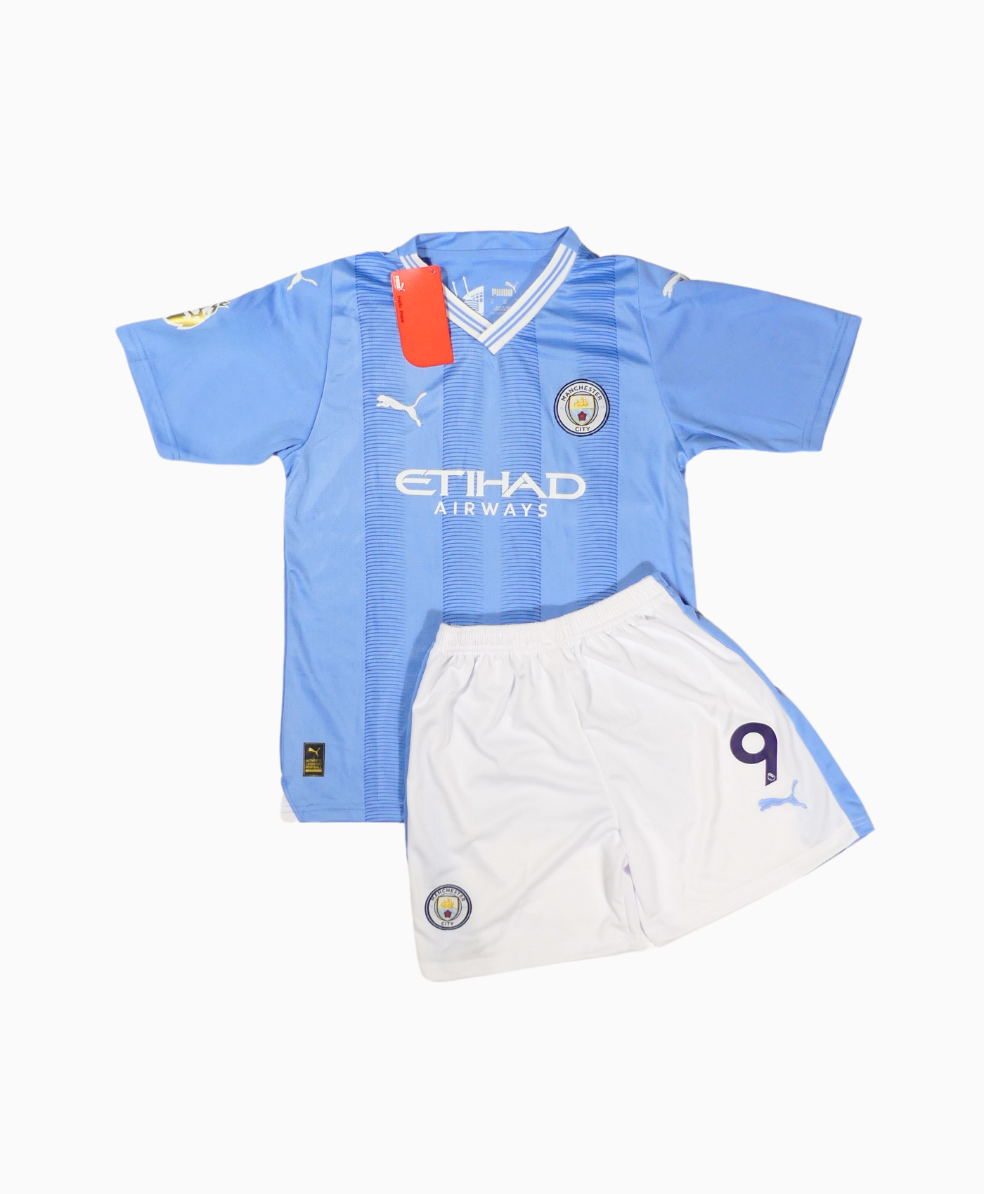 Manchester City Casa 23/24 Uniforme Niño