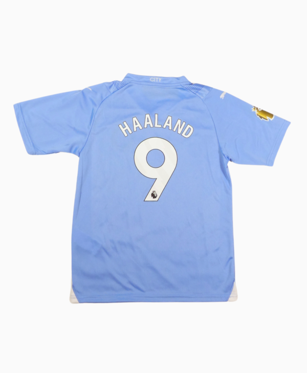 Halland Manchester City Casa 23/24 Uniforme Niño